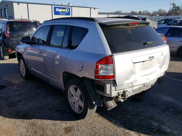 1J4NT4FAXAD526158 - 2010 JEEP COMPASS SP SILVER photo 3