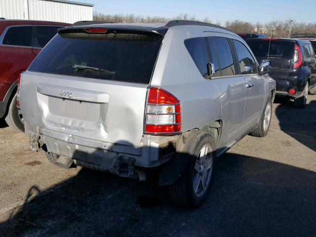 1J4NT4FAXAD526158 - 2010 JEEP COMPASS SP SILVER photo 4