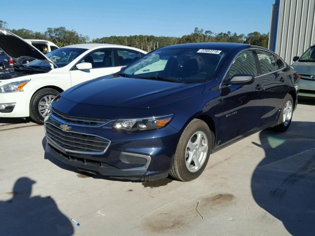 1G1ZB5ST0HF210704 - 2017 CHEVROLET MALIBU LS BLUE photo 2