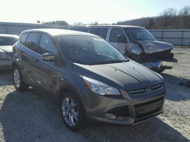 1FMCU0H92DUB98255 - 2013 FORD ESCAPE SEL GRAY photo 1