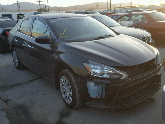 3N1AB7AP9GY251203 - 2016 NISSAN SENTRA S BLACK photo 1