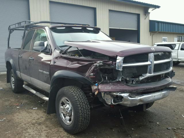 3D7KU28C44G214181 - 2004 DODGE RAM 2500 S BURGUNDY photo 1