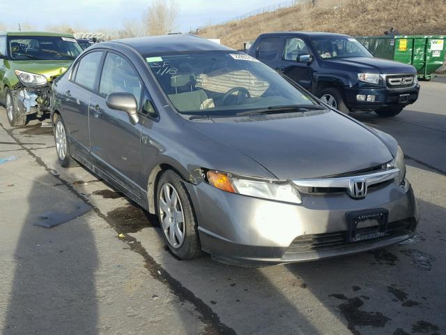 JHMFA15536S010342 - 2006 HONDA CIVIC LX SILVER photo 1