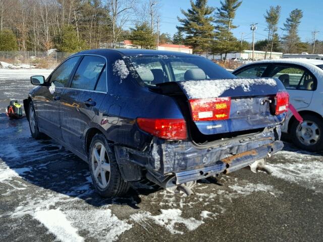 1HGCM66355A039658 - 2005 HONDA ACCORD LX BLUE photo 3