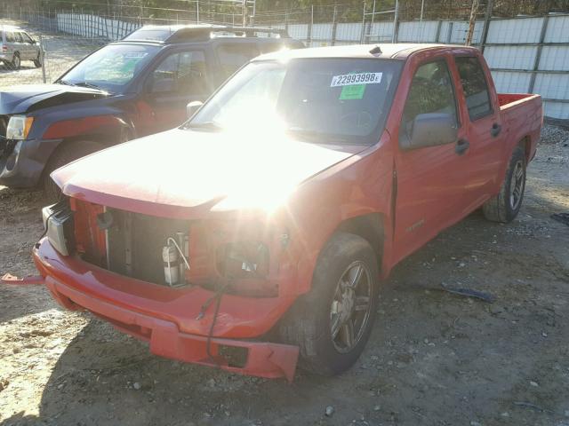 1GCCS136858138486 - 2005 CHEVROLET COLORADO RED photo 2