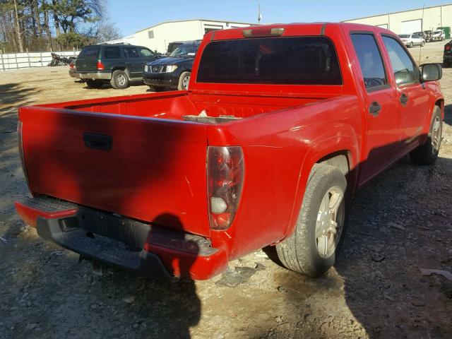 1GCCS136858138486 - 2005 CHEVROLET COLORADO RED photo 4