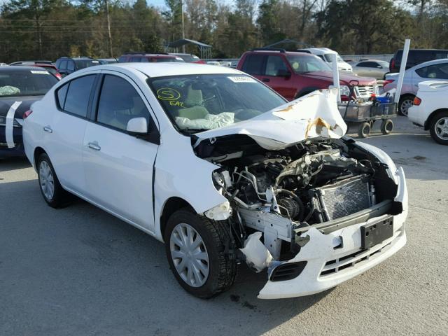 3N1CN7AP0CL812900 - 2012 NISSAN VERSA S WHITE photo 1