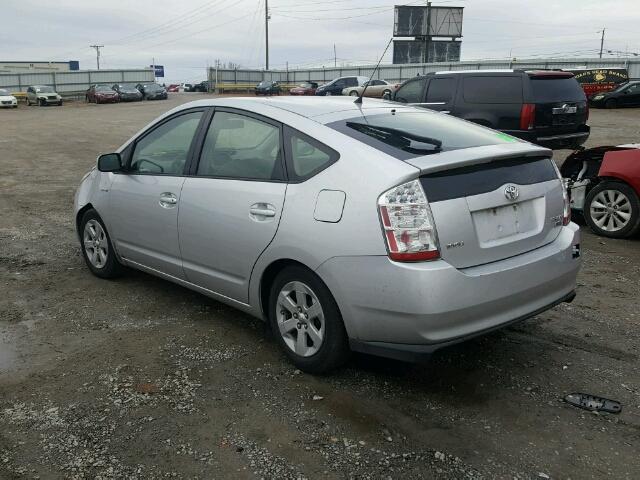 JTDKB20U767506040 - 2006 TOYOTA PRIUS SILVER photo 3