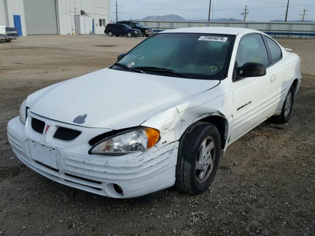 1G2NE12EXXM815951 - 1999 PONTIAC GRAND AM S WHITE photo 2