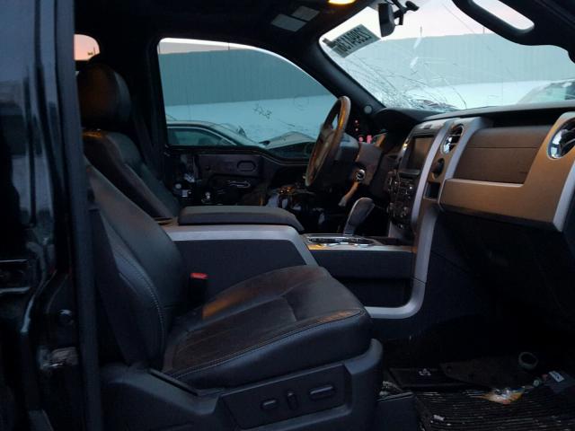 1FTFW1ET4DFA15170 - 2013 FORD F150 SUPER BLACK photo 5