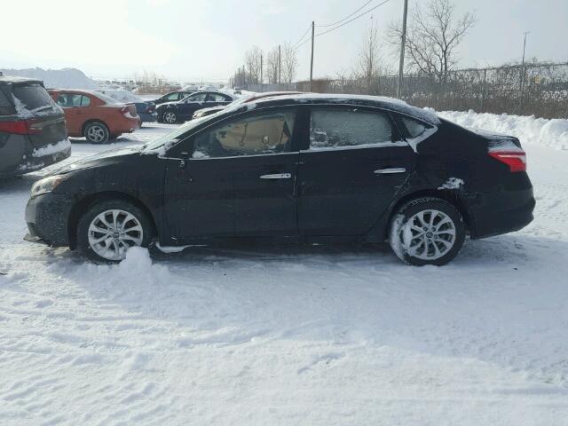 3N1AB7AP5GL664474 - 2016 NISSAN SENTRA S BLACK photo 9