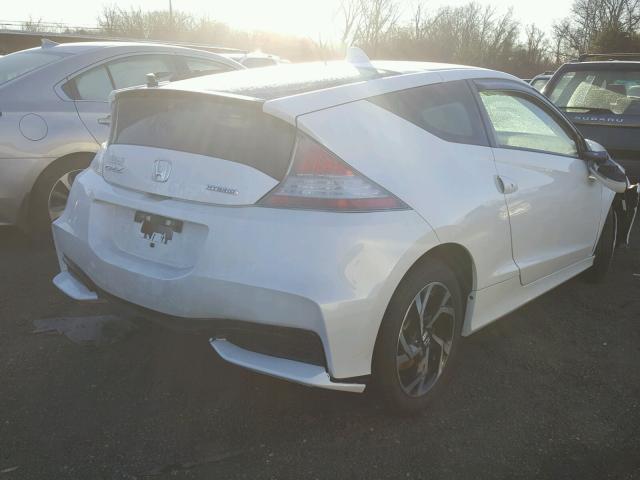 JHMZF1D60GS000801 - 2016 HONDA CR-Z EX WHITE photo 4