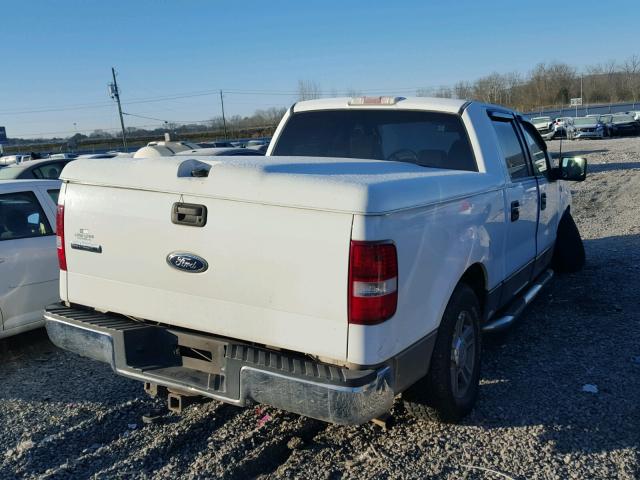 1FTPW125X5FB51217 - 2005 FORD F150 SUPER WHITE photo 4