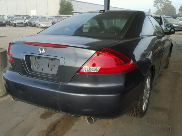 1HGCM82606A000652 - 2006 HONDA ACCORD EX GRAY photo 4