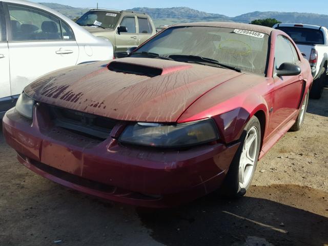 1FAFP42X33F308164 - 2003 FORD MUSTANG GT RED photo 2