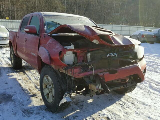 5TFLU4EN9CX045799 - 2012 TOYOTA TACOMA DOU RED photo 1