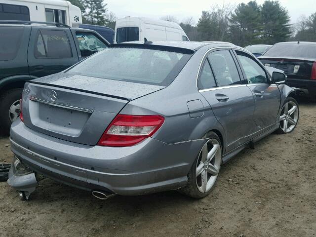 WDDGF54X08F019681 - 2008 MERCEDES-BENZ C 300 GRAY photo 4