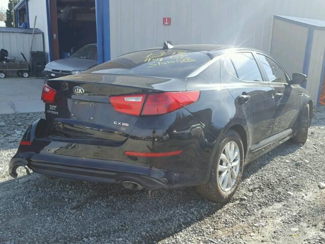 5XXGN4A77FG374051 - 2015 KIA OPTIMA EX BLACK photo 4