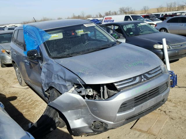 JA4AD2A32EZ002343 - 2014 MITSUBISHI OUTLANDER SILVER photo 9