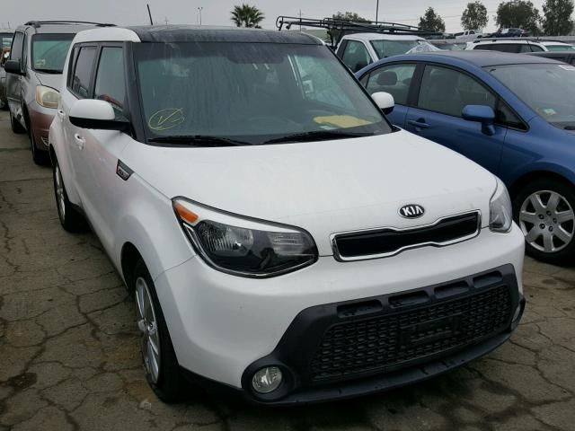 KNDJP3A5XF7188201 - 2015 KIA SOUL + WHITE photo 1