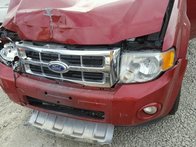 1FMCU0EG3AKC23156 - 2010 FORD ESCAPE LIM RED photo 7