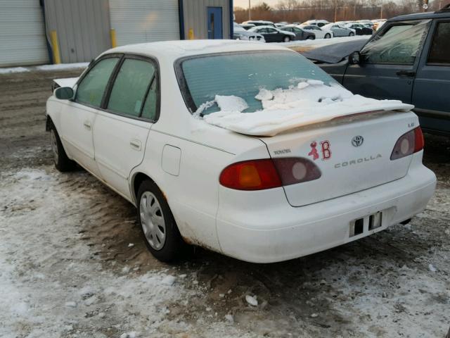 2T1BR12E91C483525 - 2001 TOYOTA COROLLA CE WHITE photo 3