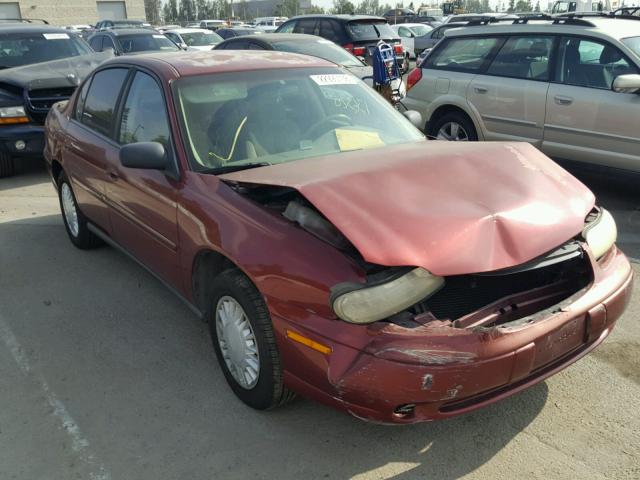 1G1ND52JX2M647944 - 2002 CHEVROLET MALIBU RED photo 1