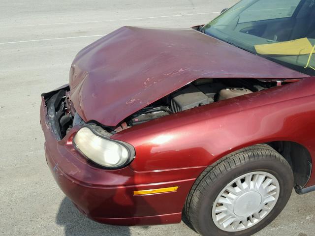 1G1ND52JX2M647944 - 2002 CHEVROLET MALIBU RED photo 9