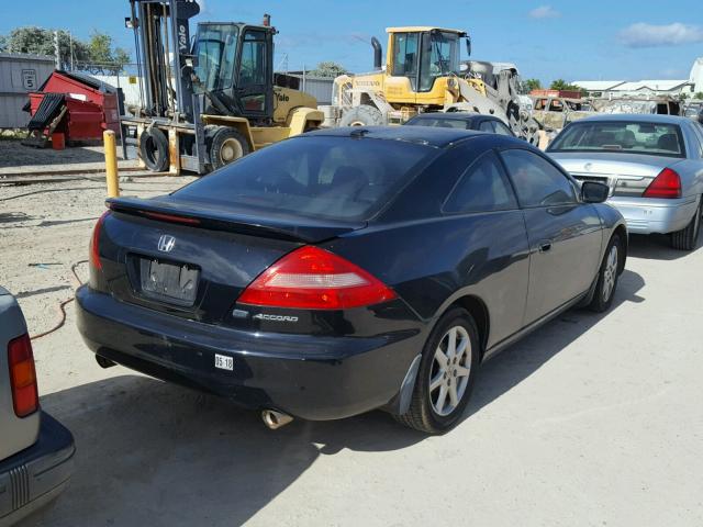 1HGCM82794A000588 - 2004 HONDA ACCORD EX BLACK photo 4