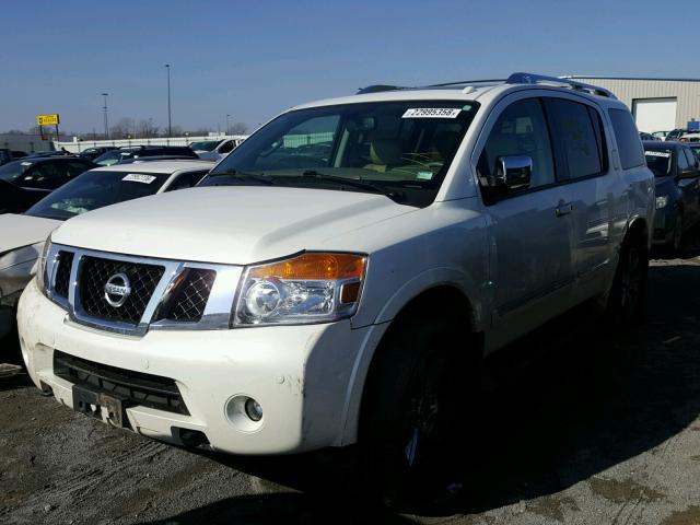 5N1AA0NE1EN611599 - 2014 NISSAN ARMADA PLA WHITE photo 2