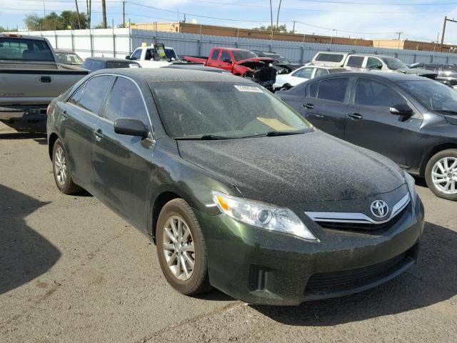 4T1BB3EK7AU124626 - 2010 TOYOTA CAMRY HYBR GREEN photo 1