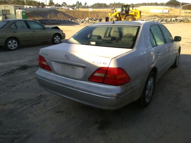 JTHBN30F210039351 - 2001 LEXUS LS 430 SILVER photo 4