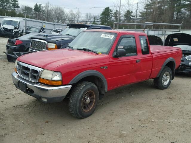 1FTZR15VXYPB98578 - 2000 FORD RANGER RED photo 2