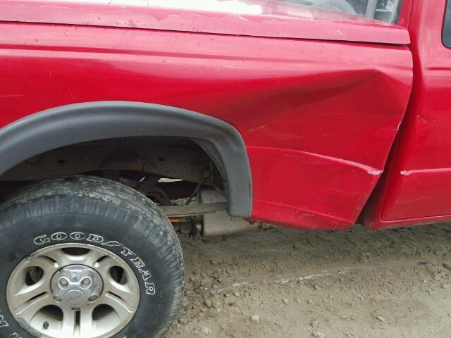 1FTZR15VXYPB98578 - 2000 FORD RANGER RED photo 9