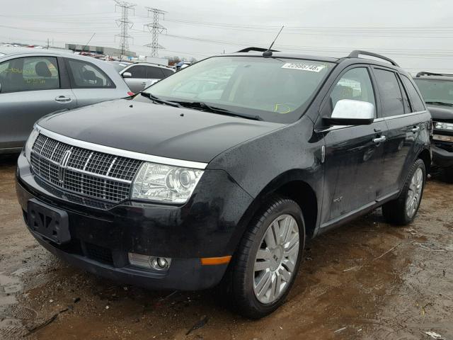 2LMDU88C29BJ12135 - 2009 LINCOLN MKX BLACK photo 2