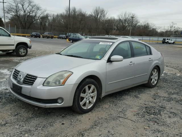 1N4BA41E54C825467 - 2004 NISSAN MAXIMA SE SILVER photo 2