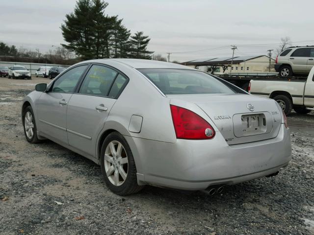 1N4BA41E54C825467 - 2004 NISSAN MAXIMA SE SILVER photo 3