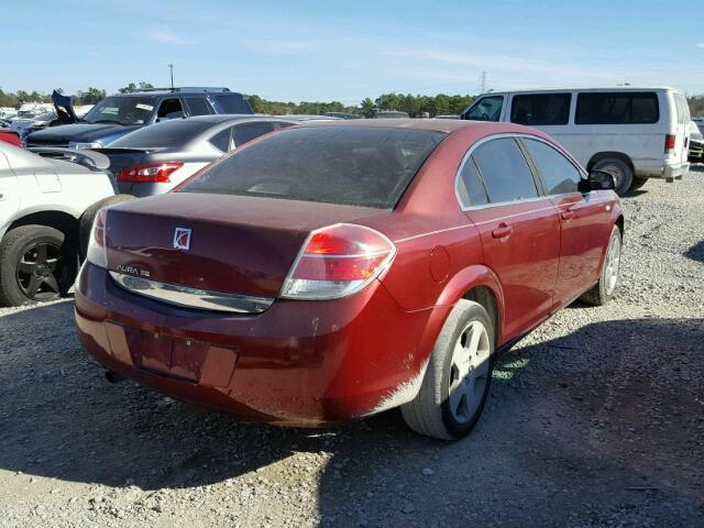 1G8ZS57BX9F127154 - 2009 SATURN AURA XE BURGUNDY photo 4