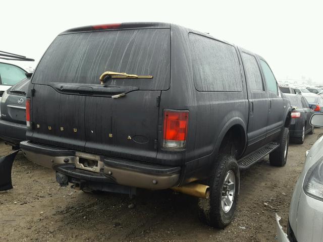 1FMSU45P44EB95048 - 2004 FORD EXCURSION BLACK photo 4