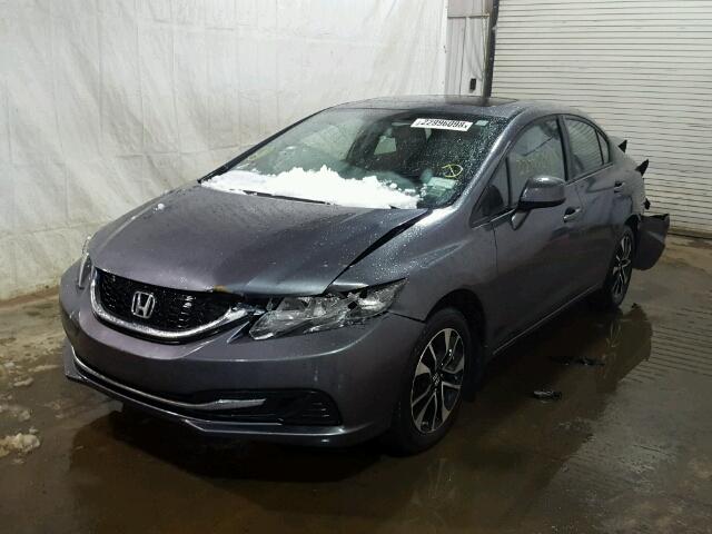 19XFB2F80DE256990 - 2013 HONDA CIVIC EX GRAY photo 2