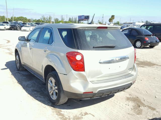 2GNALAEK0E6258097 - 2014 CHEVROLET EQUINOX LS SILVER photo 3