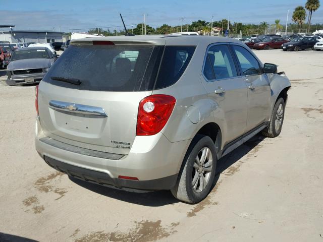 2GNALAEK0E6258097 - 2014 CHEVROLET EQUINOX LS SILVER photo 4