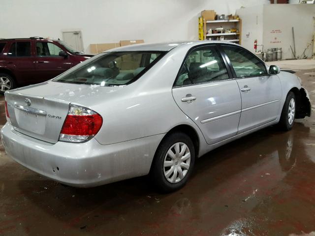 4T1BE30K15U431519 - 2005 TOYOTA CAMRY LE SILVER photo 4