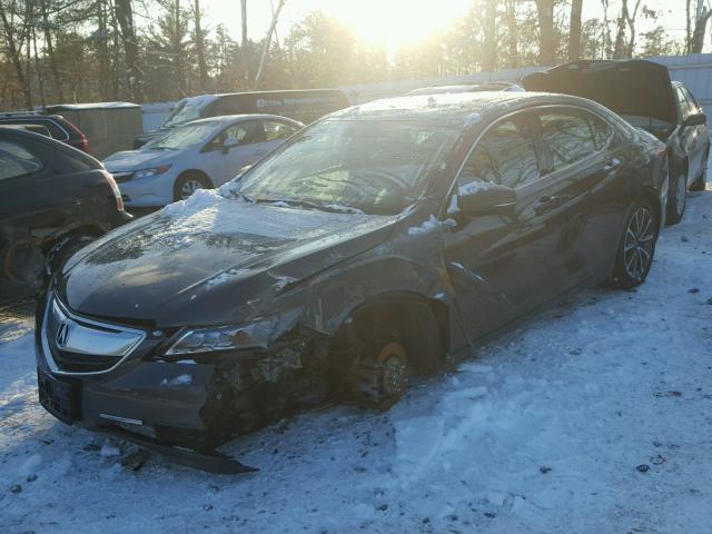 19UUB3F55FA004954 - 2015 ACURA TLX TECH GRAY photo 2