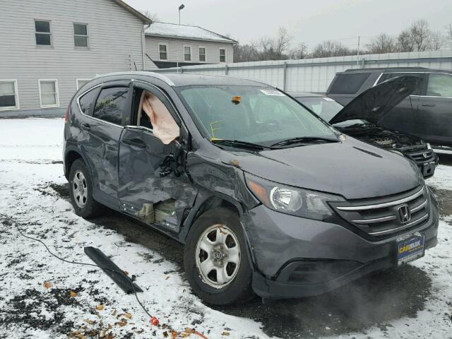 2HKRM4H30EH726887 - 2014 HONDA CR-V LX GRAY photo 1