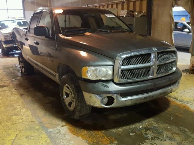 3D7HU18Z92G147079 - 2002 DODGE RAM 1500 GRAY photo 1