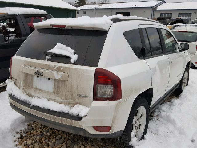 1C4NJDEBXED626255 - 2014 JEEP COMPASS LA WHITE photo 4