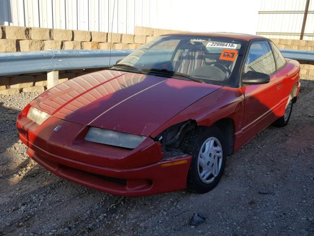 1G8ZF1286SZ144109 - 1995 SATURN SC1 RED photo 2