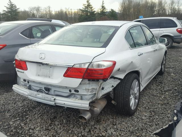 1HGCR2F82FA030455 - 2015 HONDA ACCORD EXL WHITE photo 4