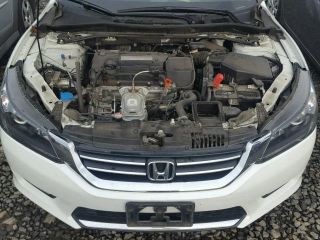 1HGCR2F82FA030455 - 2015 HONDA ACCORD EXL WHITE photo 7